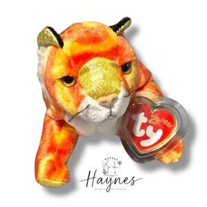 TY | NWT Vintage Beanie Baby Zodiac Tiger Rare Collectors Edition {54}